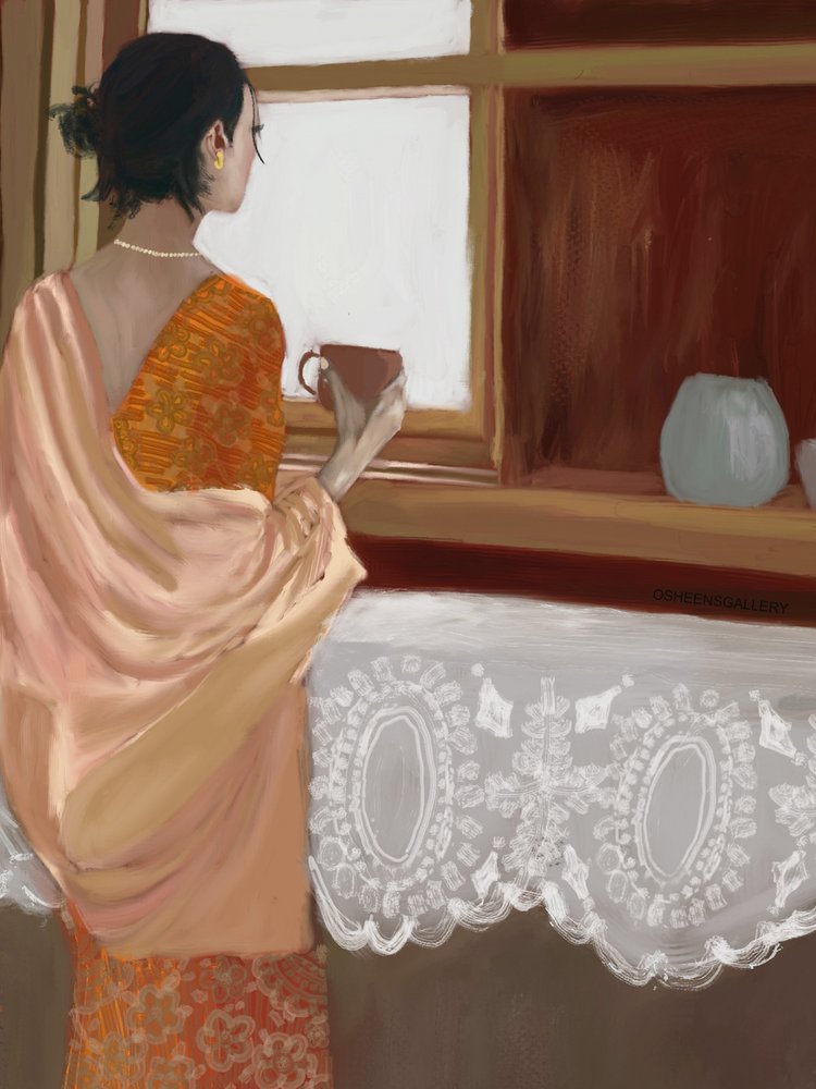 Hiljainen aamuikkuna tekijältä Osheensgallery