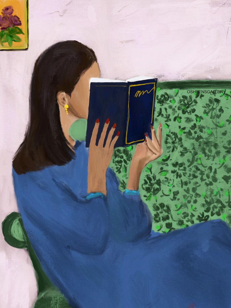 Hiljainen lukuhetki tekijältä Osheensgallery