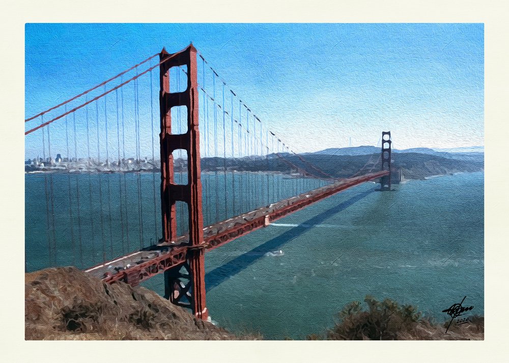 Näkymä Golden Gate -lahdelle tekijältä Osvaldo Russo