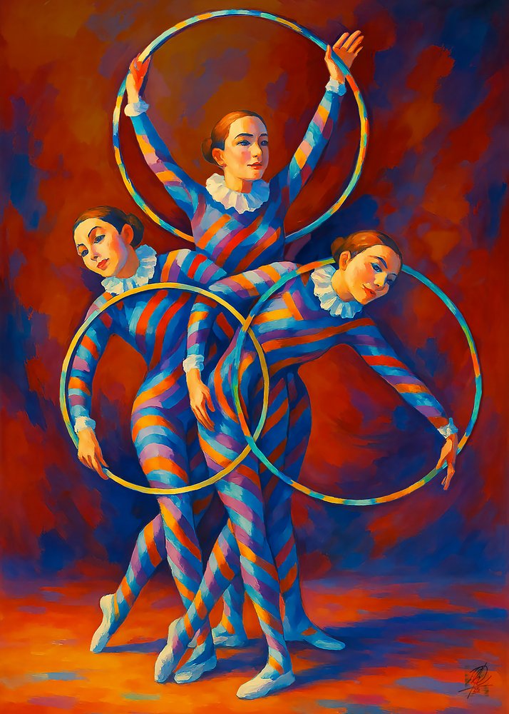 Harlequin-kehätanssijat tekijältä Osvaldo Russo