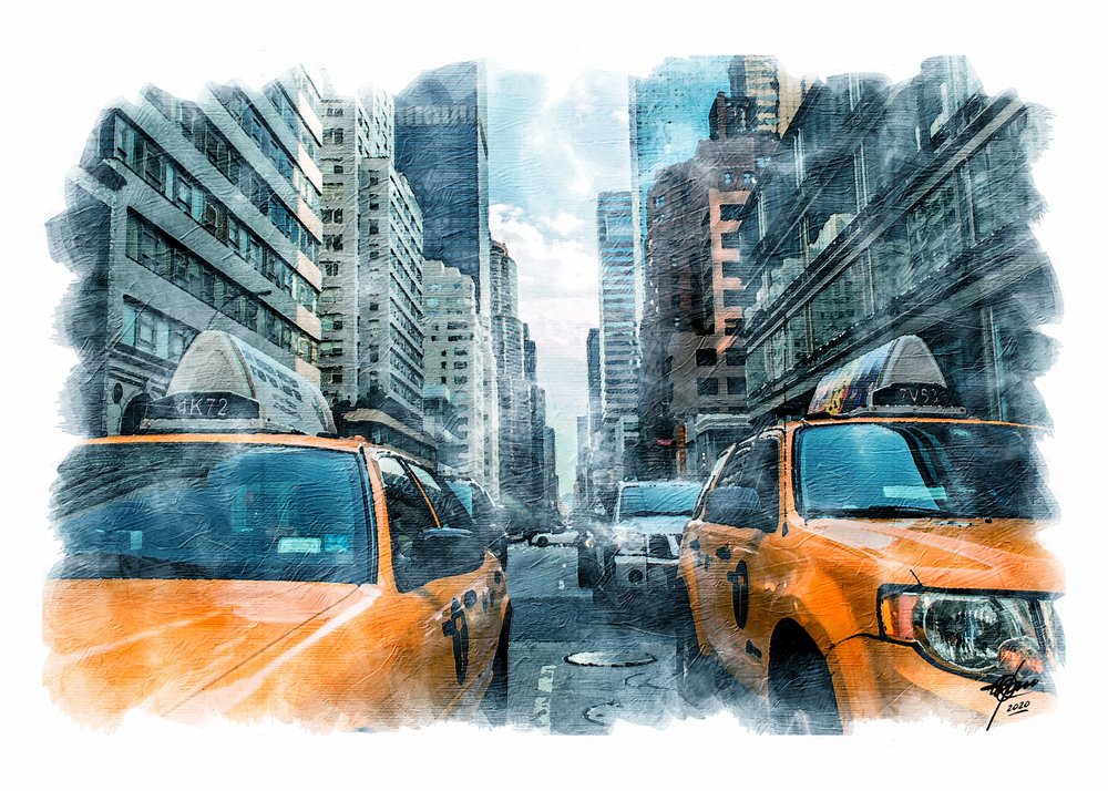 New Yorkin taksit tekijältä Osvaldo Russo