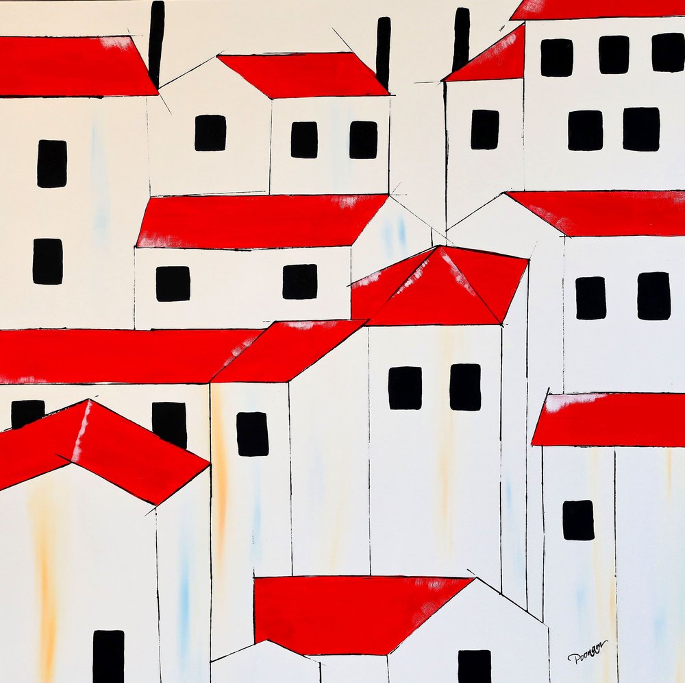 Red Roof Village tekijältä Poonam Choudhary