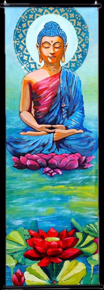 Rauhallinen Buddha-lootus tekijältä Poonam Choudhary