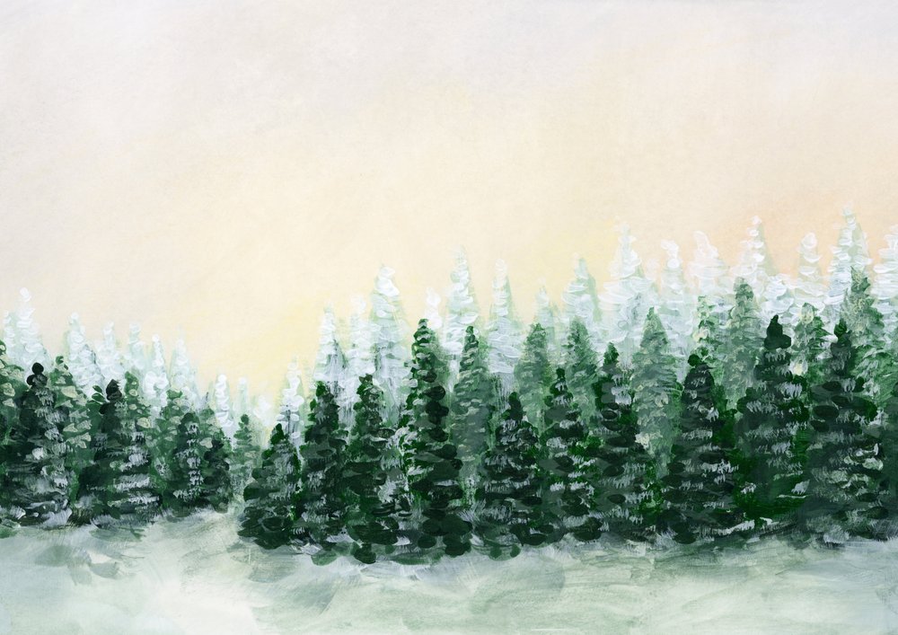 Jäätävä talvimetsä tekijältä Rosana Laiz Blursbyai