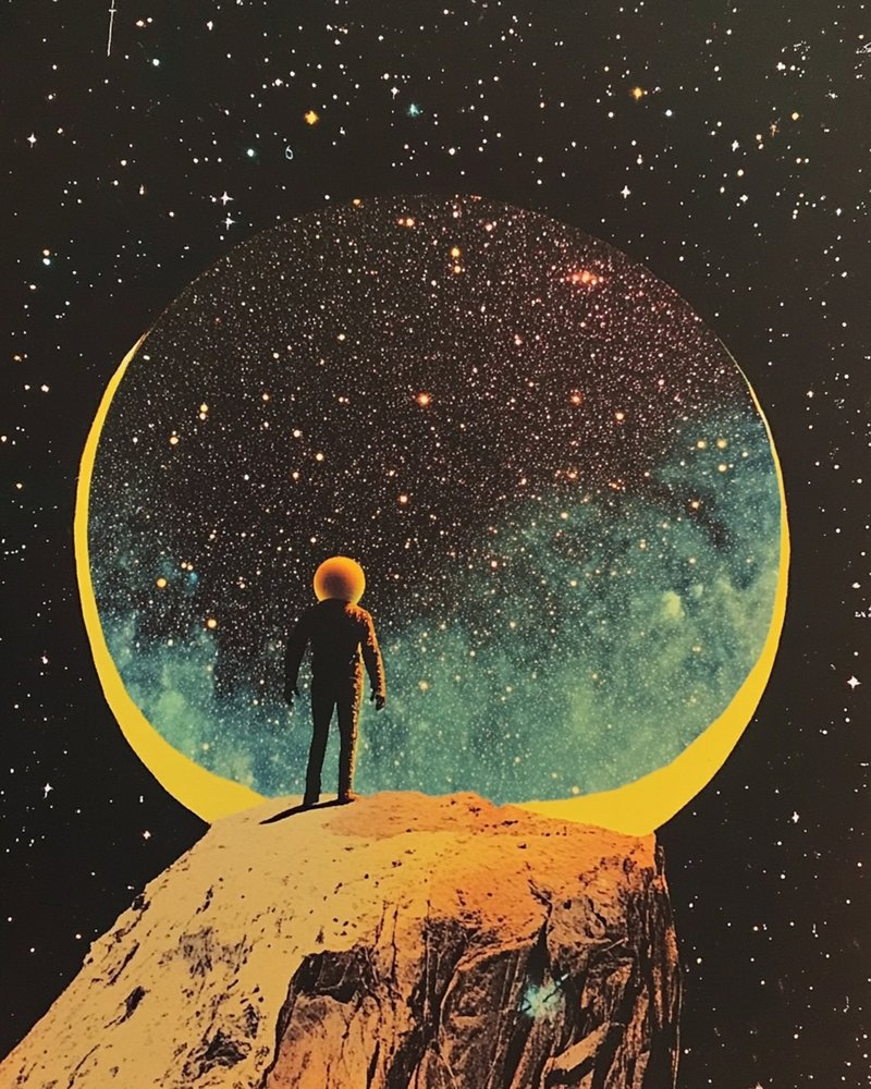 Astronautti Galactic Gaze tekijältä Samantha Hearn