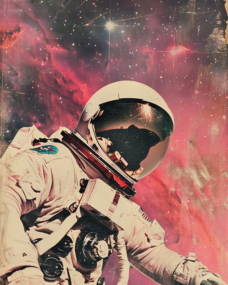Astronautti Red Nebula tekijältä Samantha Hearn