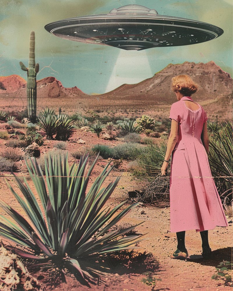 UFO-kohtaaminen autiomaassa tekijältä Samantha Hearn