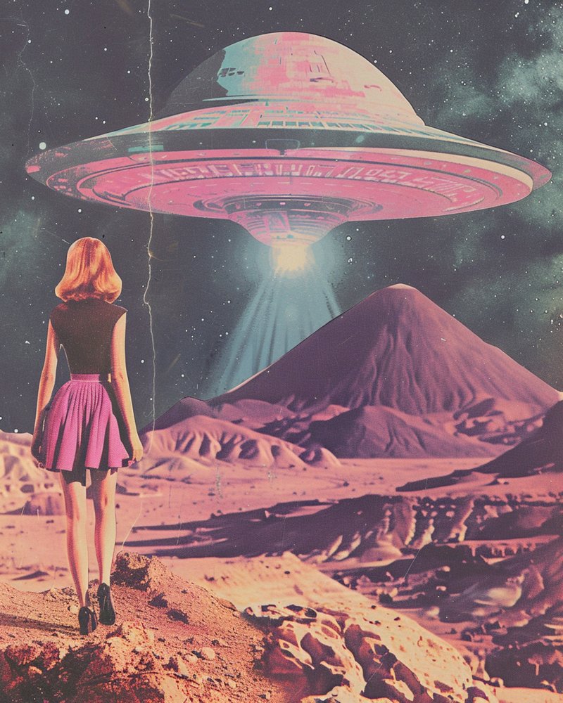 Vaaleanpunainen UFO-maailma tekijältä Samantha Hearn