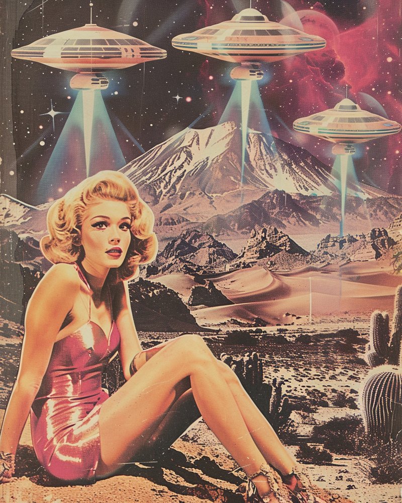 Retro-aavikon UFO-hyökkäys tekijältä Samantha Hearn