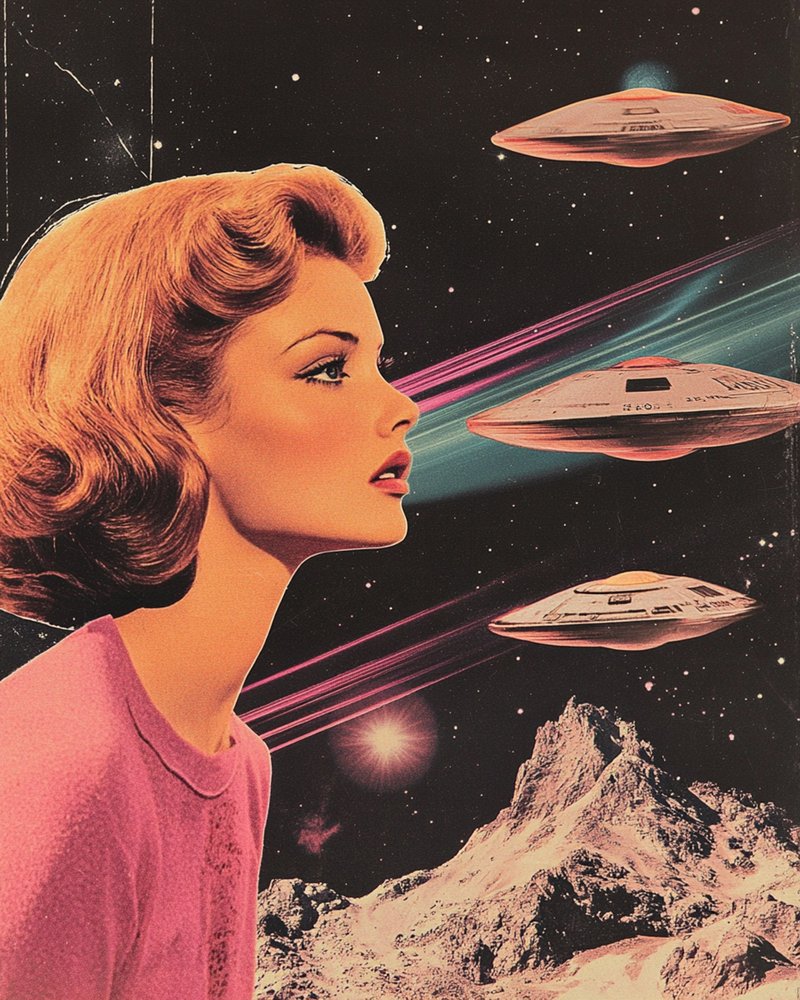 Retro-futuristinen visio tekijältä Samantha Hearn