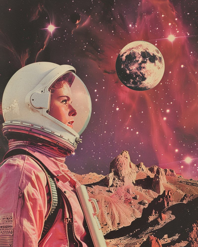 Retro Space Explorer tekijältä Samantha Hearn