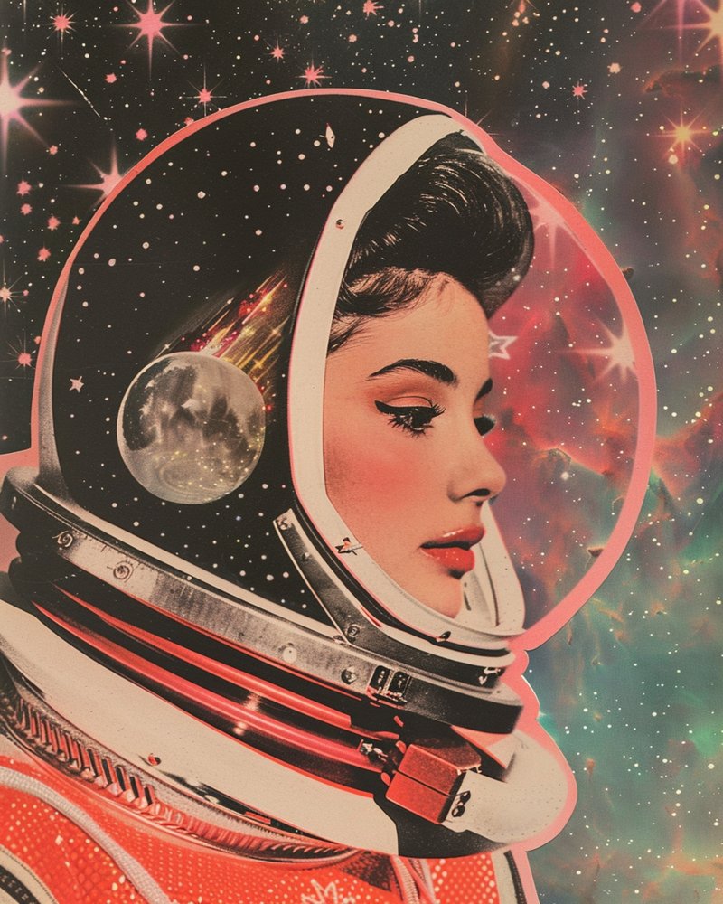Retro-avaruusnainen tekijältä Samantha Hearn