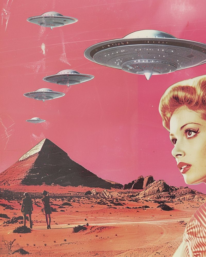 Retro UFO-hyökkäys tekijältä Samantha Hearn
