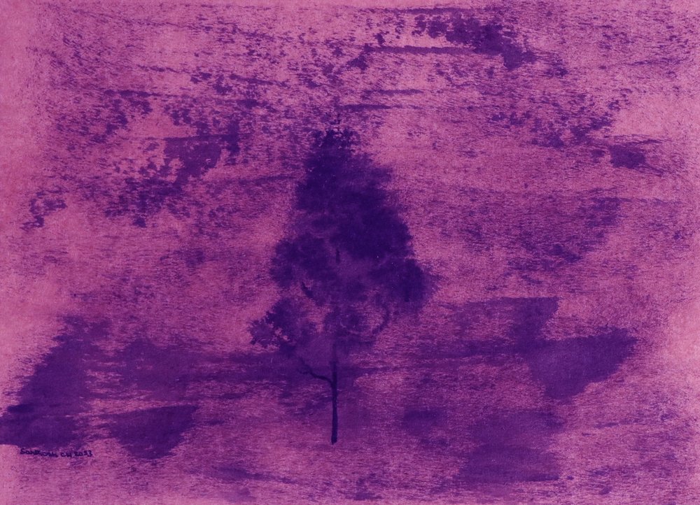 Unenomainen violetti maisema tekijältä Santhosh ch