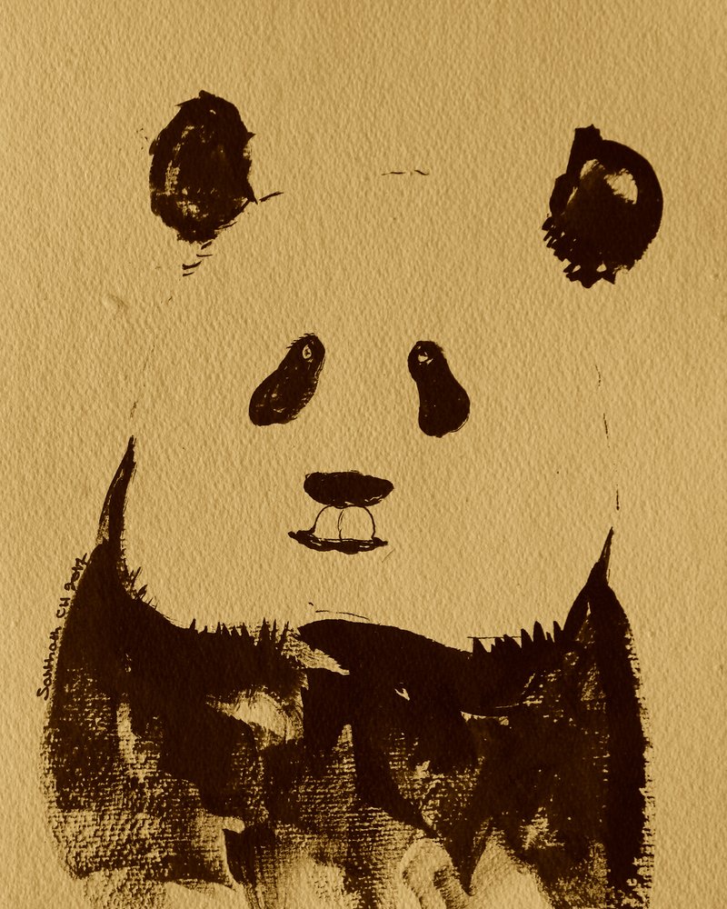Minimalistinen pandakarhu tekijältä Santhosh ch