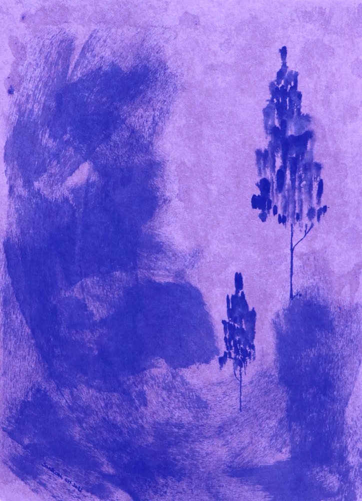 Seesteiset violetit puut tekijältä Santhosh ch