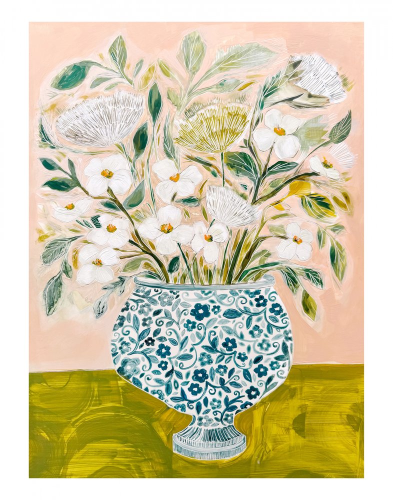 11x14: Punastuvat kukat tekijältä Sarah Fitzgerald