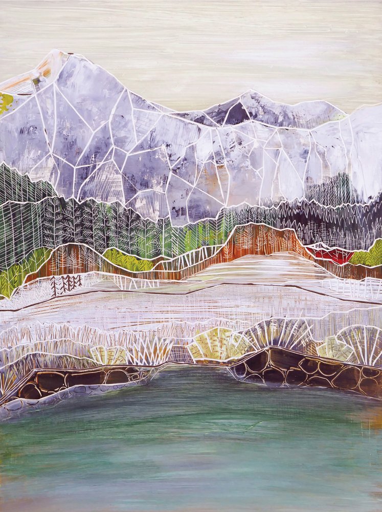 Geometrinen vuoristojärvi tekijältä Sarah Fitzgerald