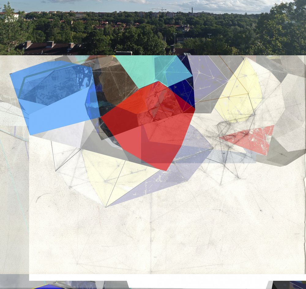 Geometrinen kaupunkimaisema tekijältä Stefan Fransson
