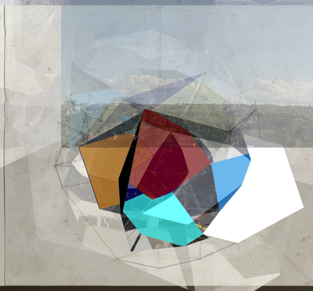 Geometrinen prisma-maisema tekijältä Stefan Fransson