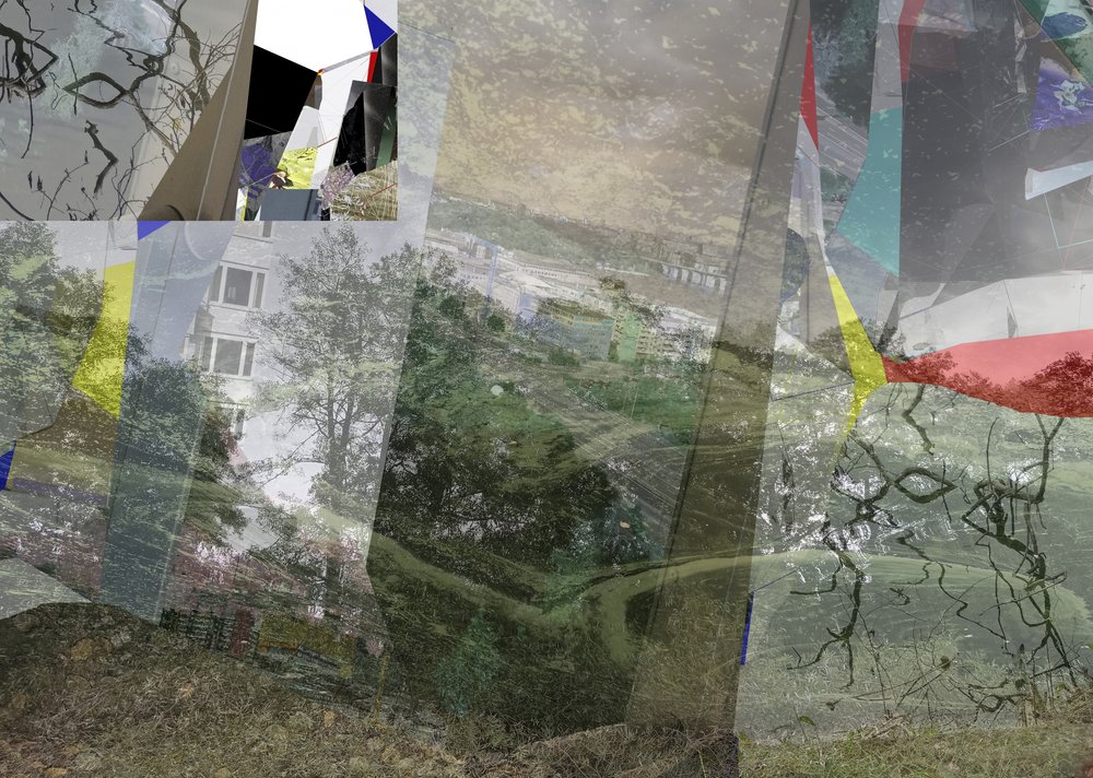 Surrealistinen kerroksellinen kaupunkimaisema tekijältä Stefan Fransson