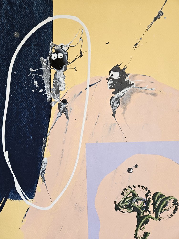 Surrealistiset abstraktit hahmot tekijältä Stefano Mazzolini