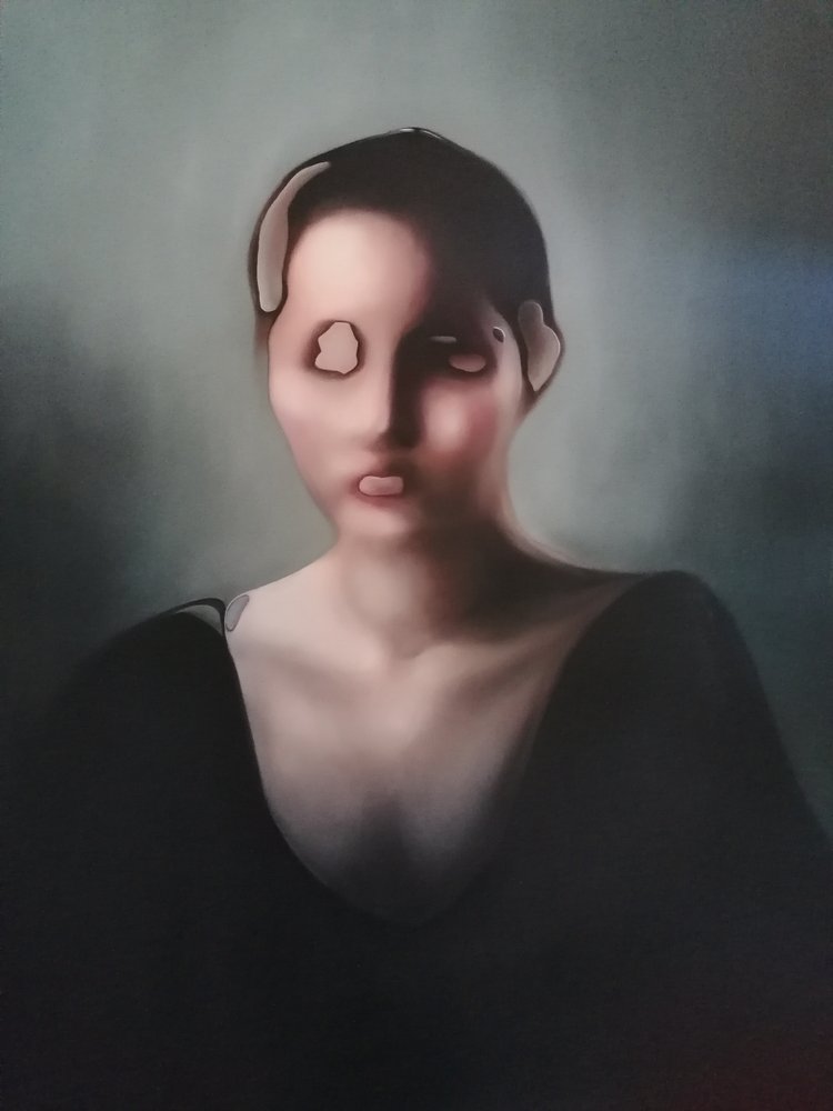 Surrealistinen tumma muotokuva tekijältä Stefano Mazzolini