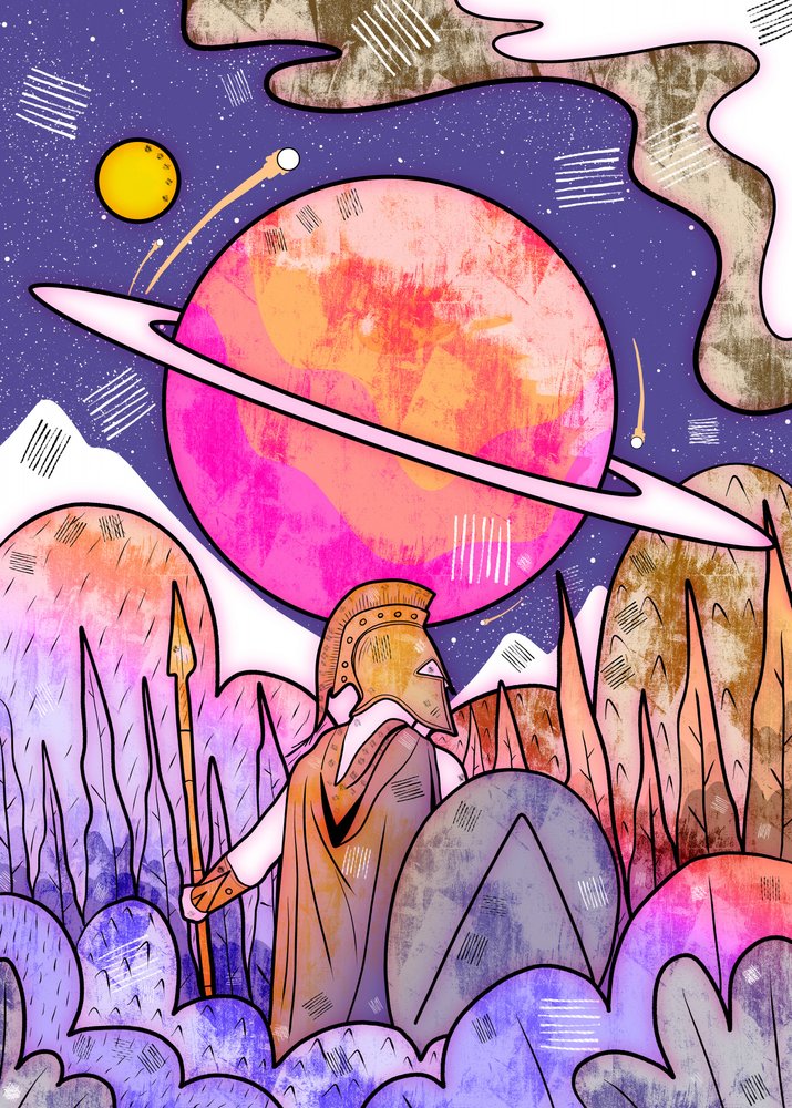 Spartalaissoturi kosmisella planeetalla tekijältä Stephen Wade