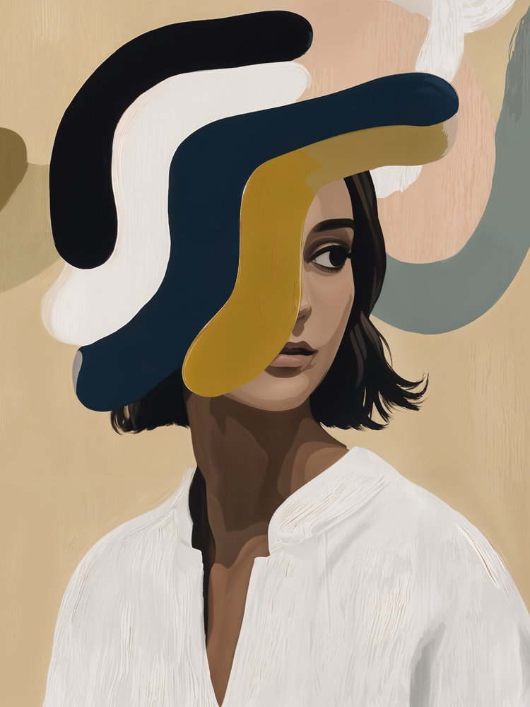 Mietiskelevä, abstrakti katse tekijältä Studio Palette