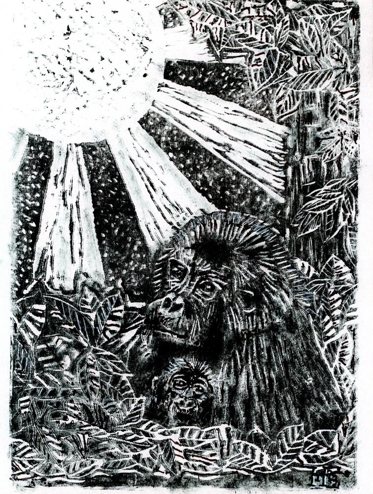 Viidakon gorillaperhe tekijältä Tim Hoinkis