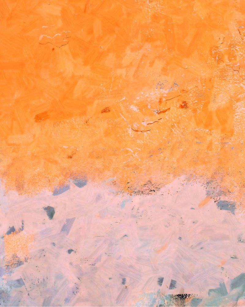 Orange Blush – abstrakti tekijältä Uma Gokhale