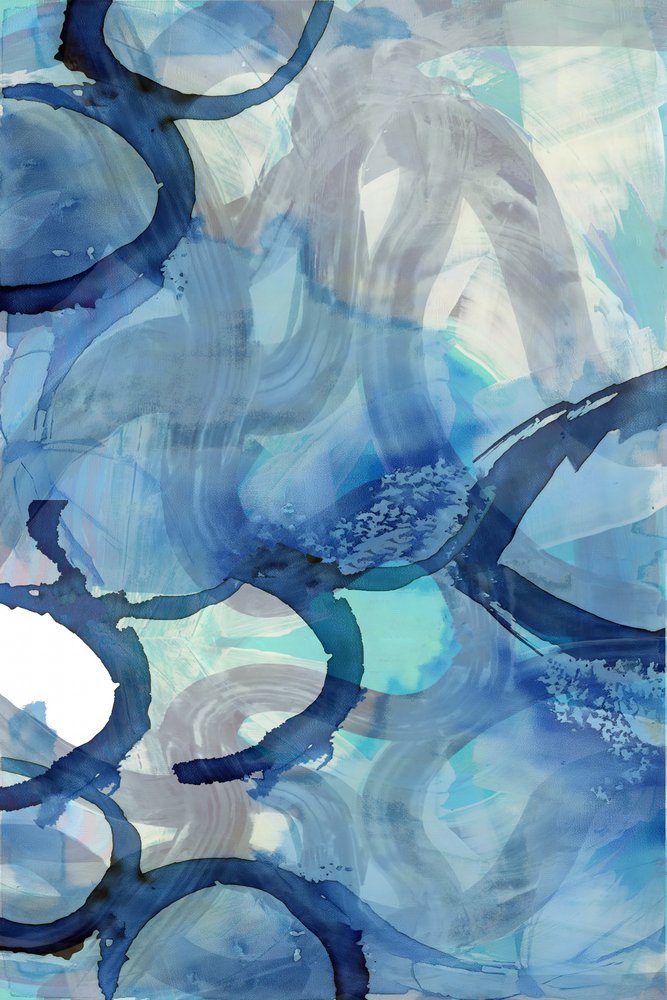 Fluid Blue -abstrakti tekijältä cartissi