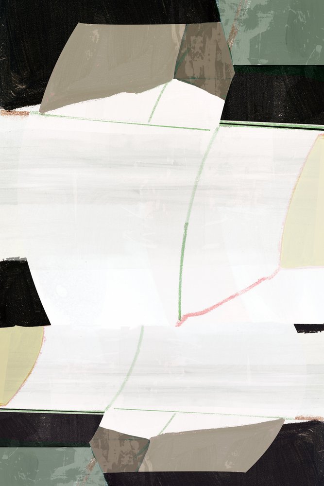 Hillitty geometrinen abstrakti tekijältä cartissi