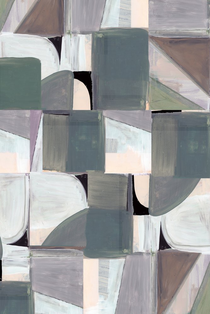 Pehmeä geometrinen abstrakti tekijältä cartissi