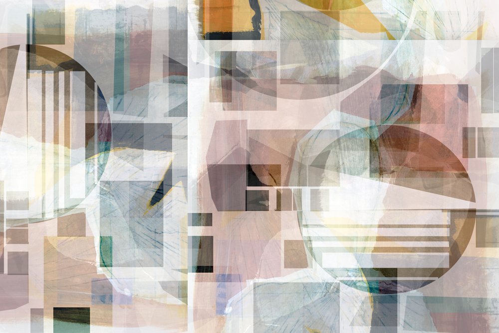 Pehmeä geometrinen abstraktio tekijältä cartissi
