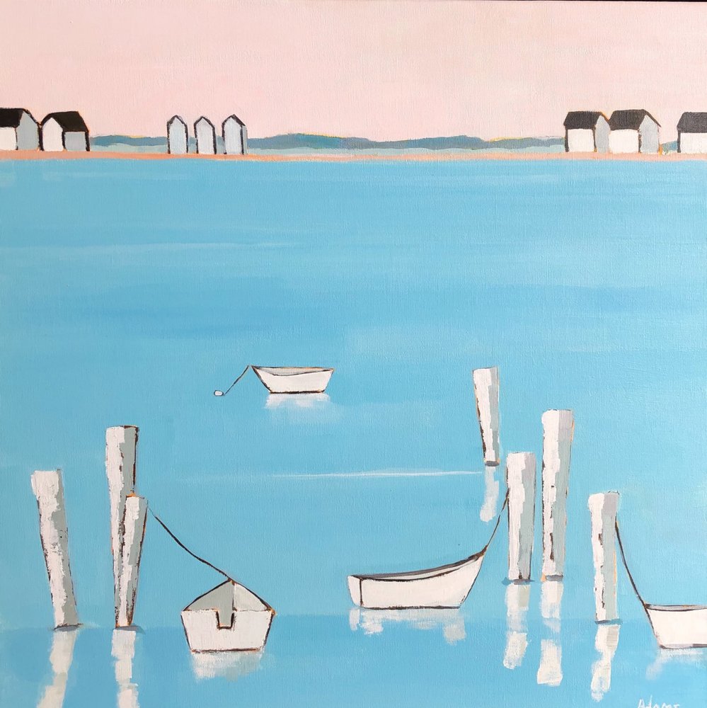 Calm Coastal Boats tekijältä phyllis adams