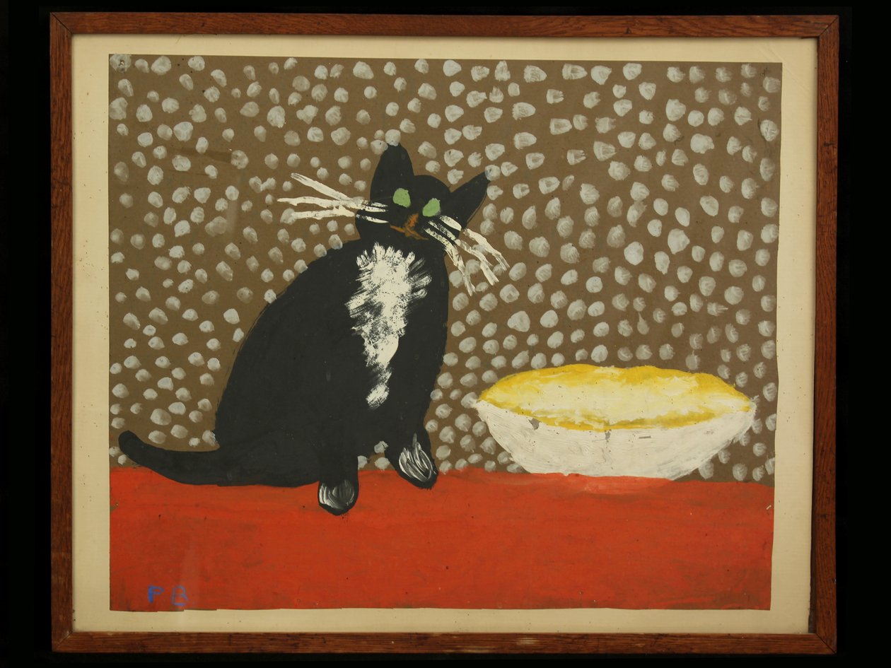 Pat Berrisfordin kissa, 6, 1948 (julistemaalaus paperille) tekijältä Unknown