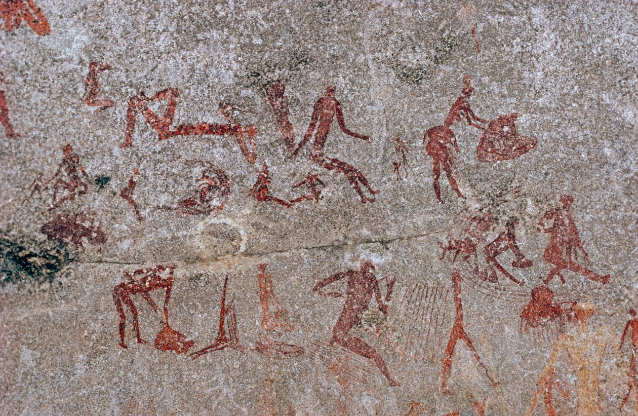 Bushmenien luolamaalaus, Etelä-Afrikka tekijältä Unknown