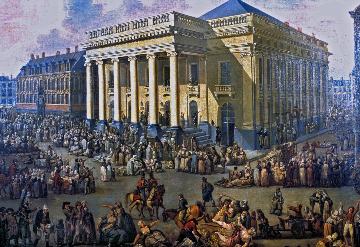 Ranska - Pohjois-osasto (F.59) - Lille - Museum Hospice Comtesse - Louis Joseph Watteau, joka tunnetaan nimellä Watteau of Lille (1731-1798): Lille, teatterin paikka tekijältä Unknown