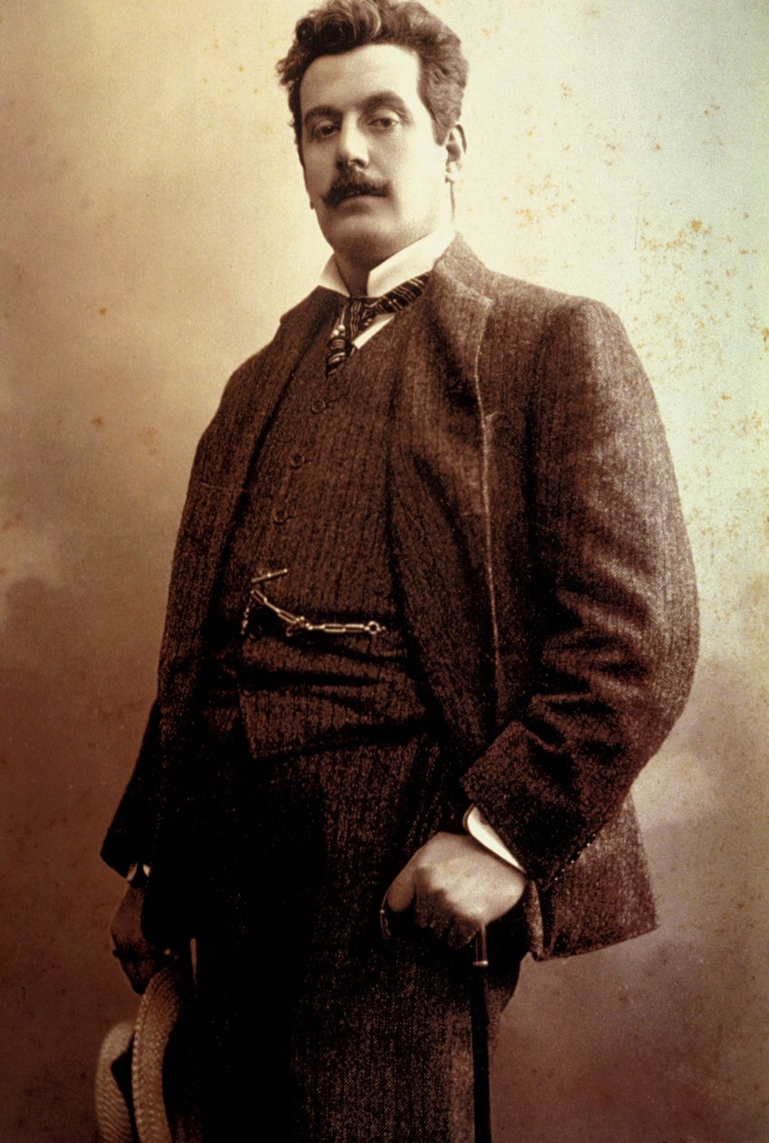 Giacomo Puccini (1858-1924) vuonna 1900 tekijältä Unknown