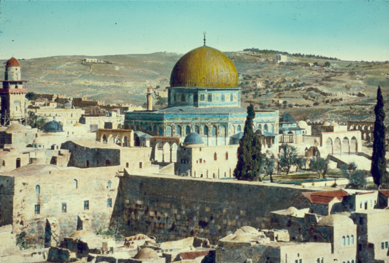 Jerusalem: 1950 (värivalokuva). tekijältä Unbekannt Unbekannt