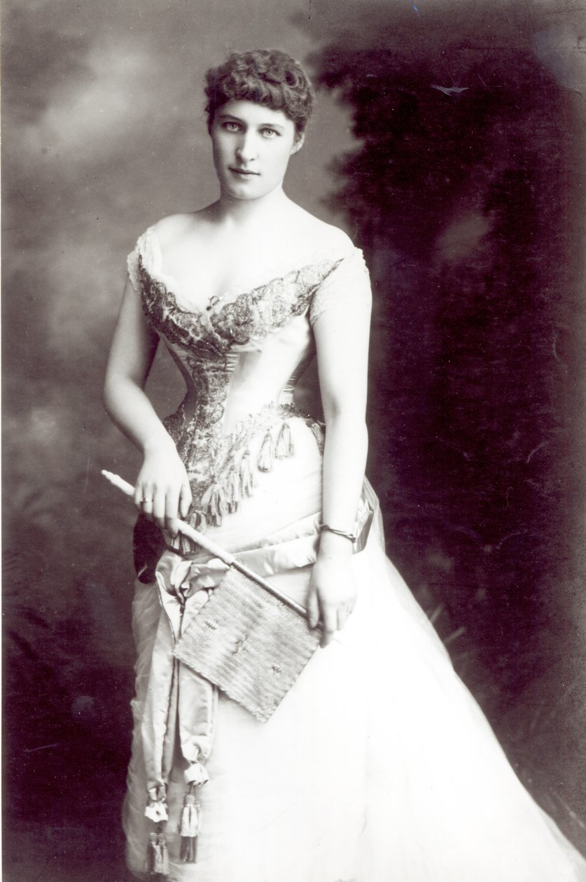 Lily Langtry (1853-1929) esiintymässä Haymarket-teatterissa 15. joulukuuta 1881 tekijältä Unknown