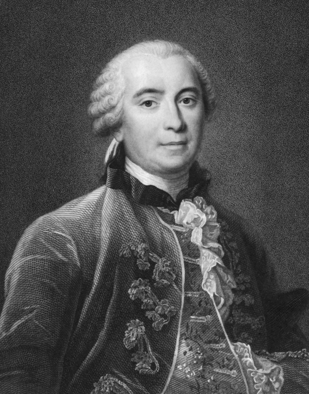Kreivi de Buffonin muotokuva, Pariisi, Ranska, n. 1750 tekijältä Unknown