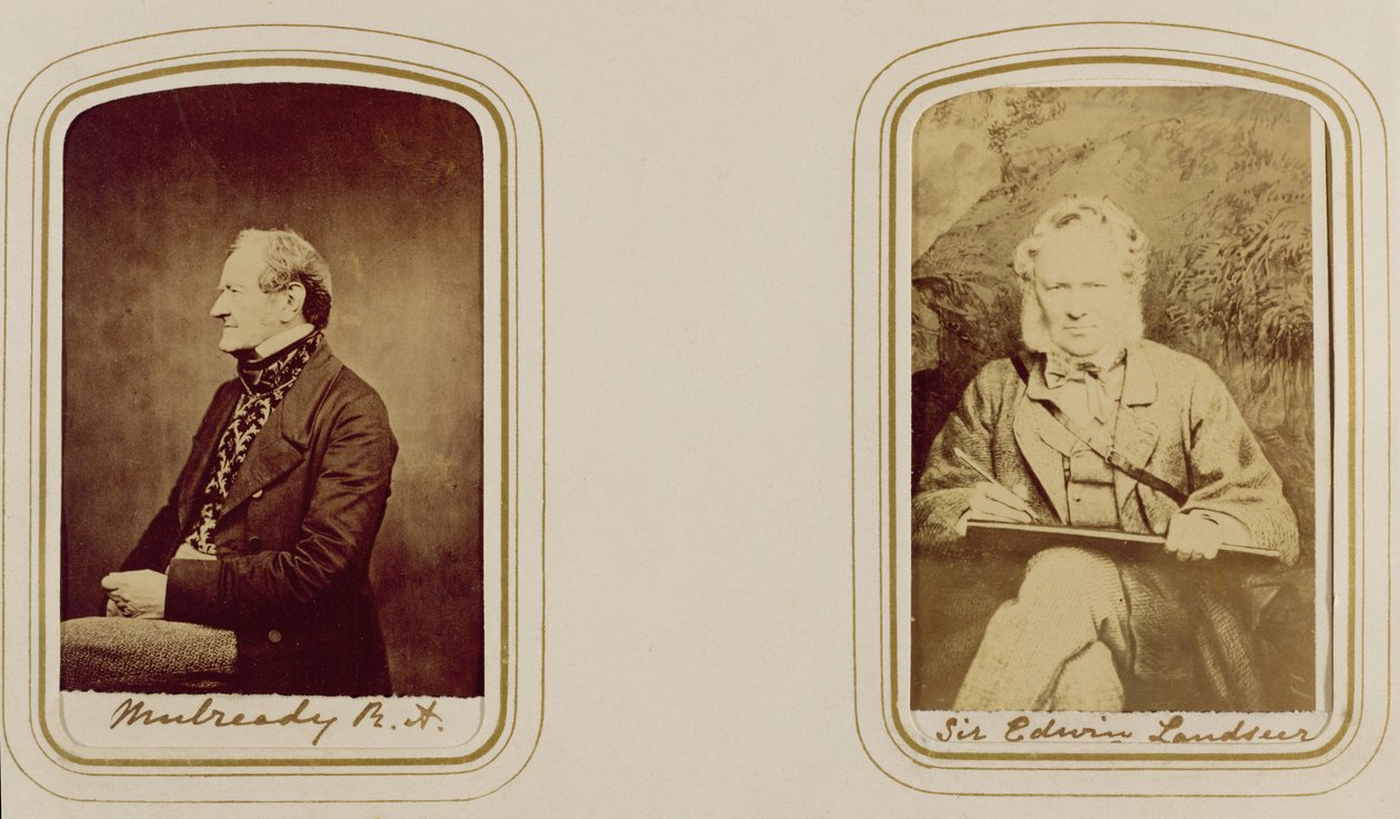 Muotokuva William Mulreadysta (1786-1863), Cundall, Downes & Co, Lontoo, ja Sir Edwin Landseer (1802-73) John Watkins, Lontoo, noin 1860 (albumiprintti) tekijältä Unknown