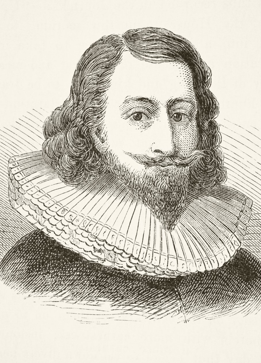 Sir John Eliot, William Hickman Smith Aubreyn (1858-1916) teoksesta The National and Domestic History of England, julkaisi Lontoo, noin 1890 (litho) tekijältä English School