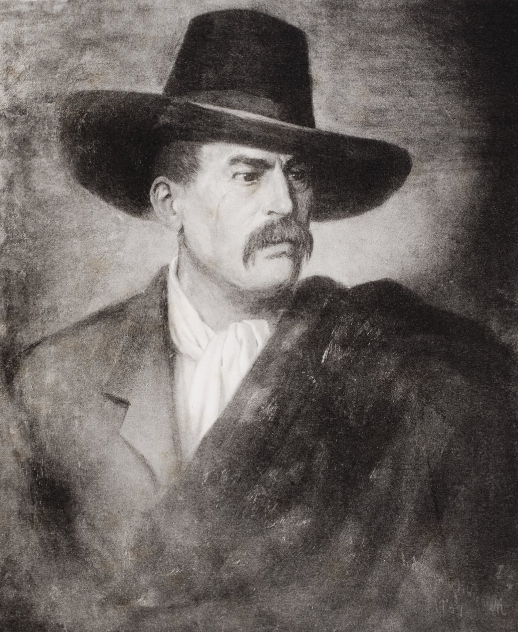 Sir Richard Francis Burton (1821-90), jonka on maalannut Madame Gutmansthal de Benvenuti, Isabel Burtonin (1831-96) vuonna 1893 julkaistusta "Kapteeni Sir Richard Burtonin elämä, osa II" tekijältä English School
