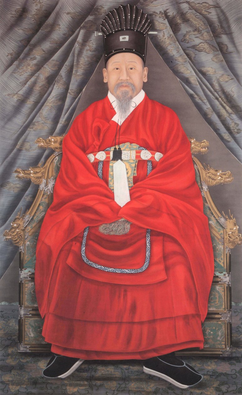 Maalaukset Yi Hancheol ja Yu Sook tekijältä 한국어