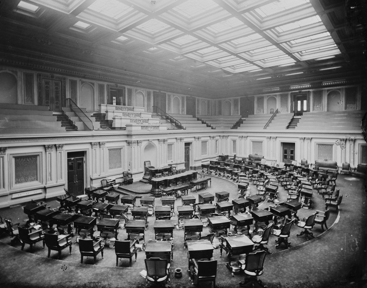 US Capitol - Seventh Chamber, noin 1873 tekijältä American Photographer