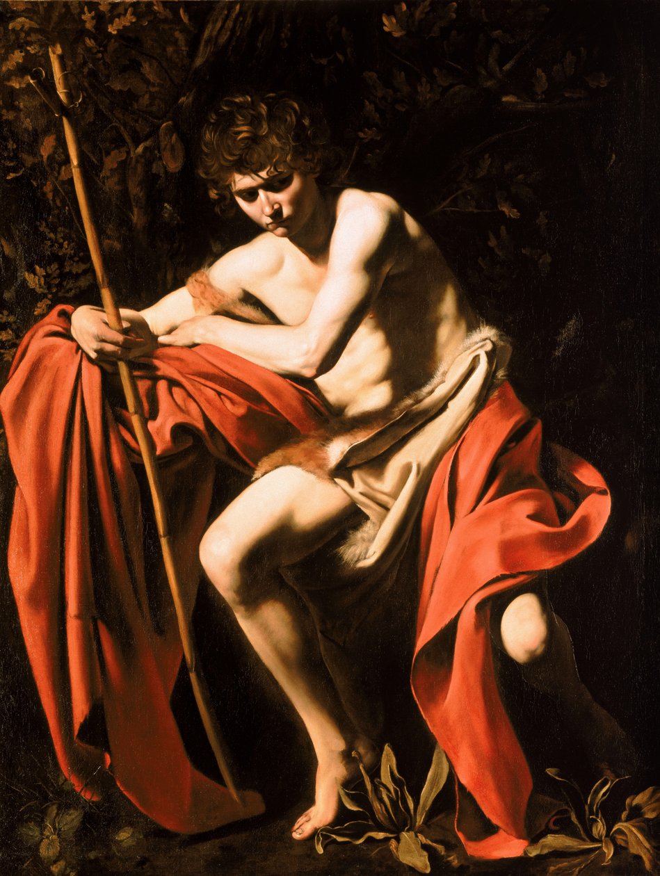 Johannes Kastaja tekijältä Michelangelo Merisi Caravaggio