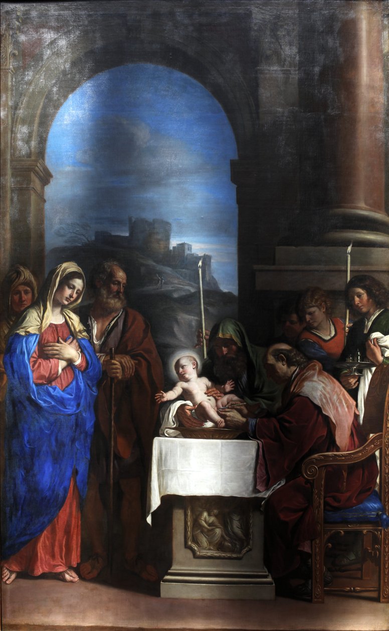 Kristuksen ympärileikkaus tekijältä Guercino